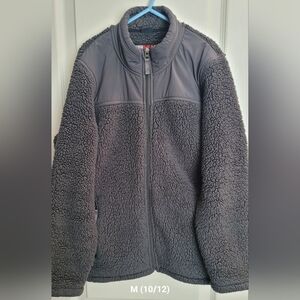 32 Degrees Kids Gray Sherpa Jacket